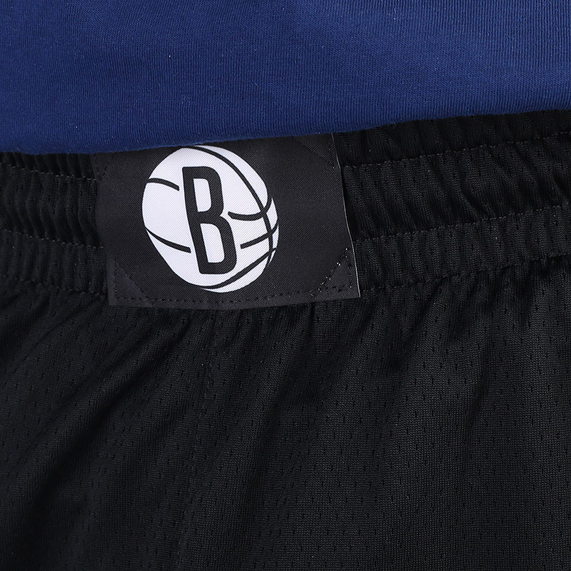 мужские черные шорты  Nike NBA Swingman Brooklyn Nets Icon Edition Short AJ5584-010 - цена, описание, фото 2
